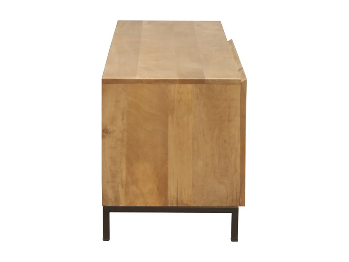 Mueble TV industrial mango y metal YPSTER