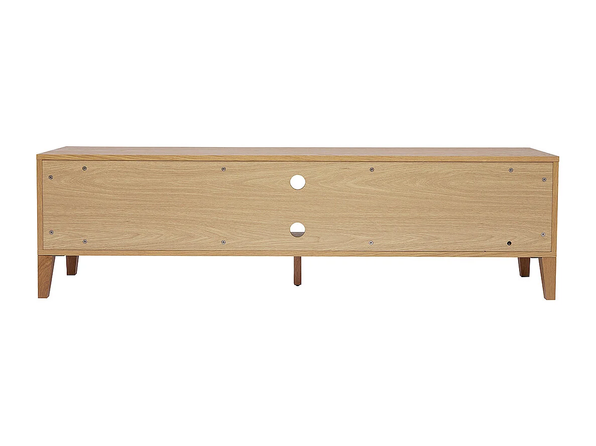 Mobile TV scandinavo legno chiaro L180 cm FREDDY