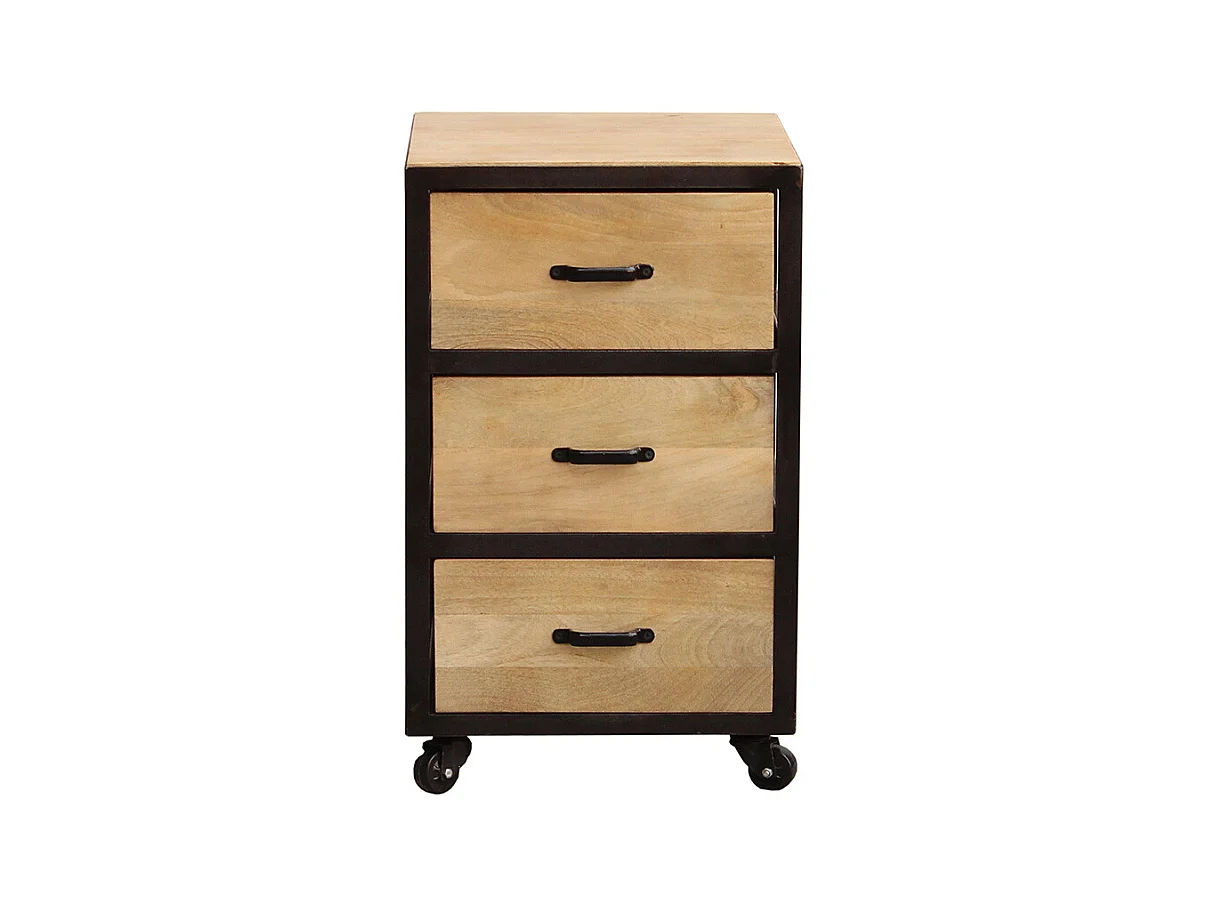 Industrieller Design-Container INDUSTRIA aus Massivholz
