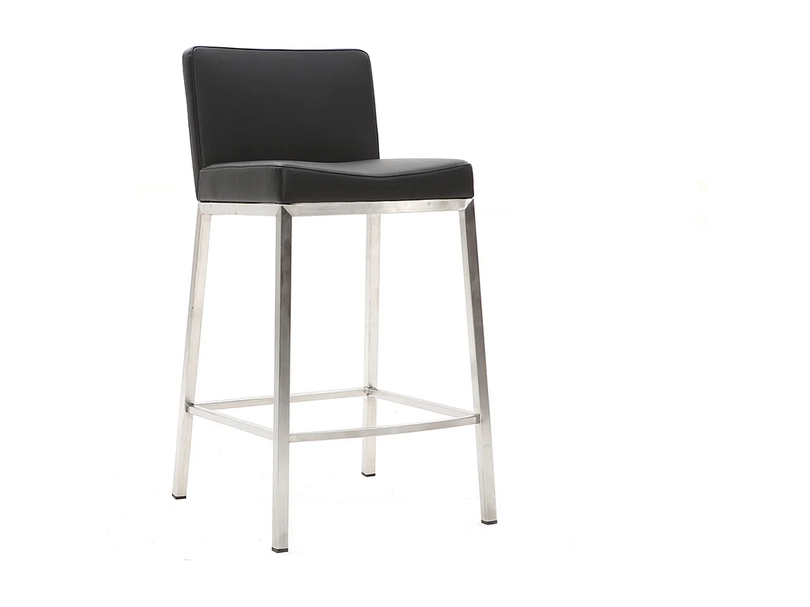 Design-Hocker 66 cm Schwarz 2er-Set EPSILON