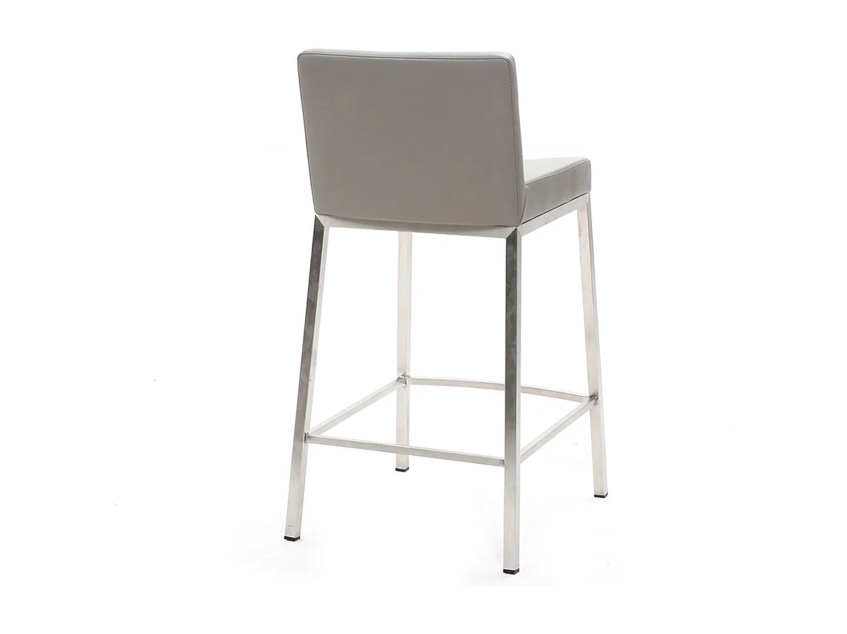 Taburete diseño 66cm gris lote de 2 EPSILON