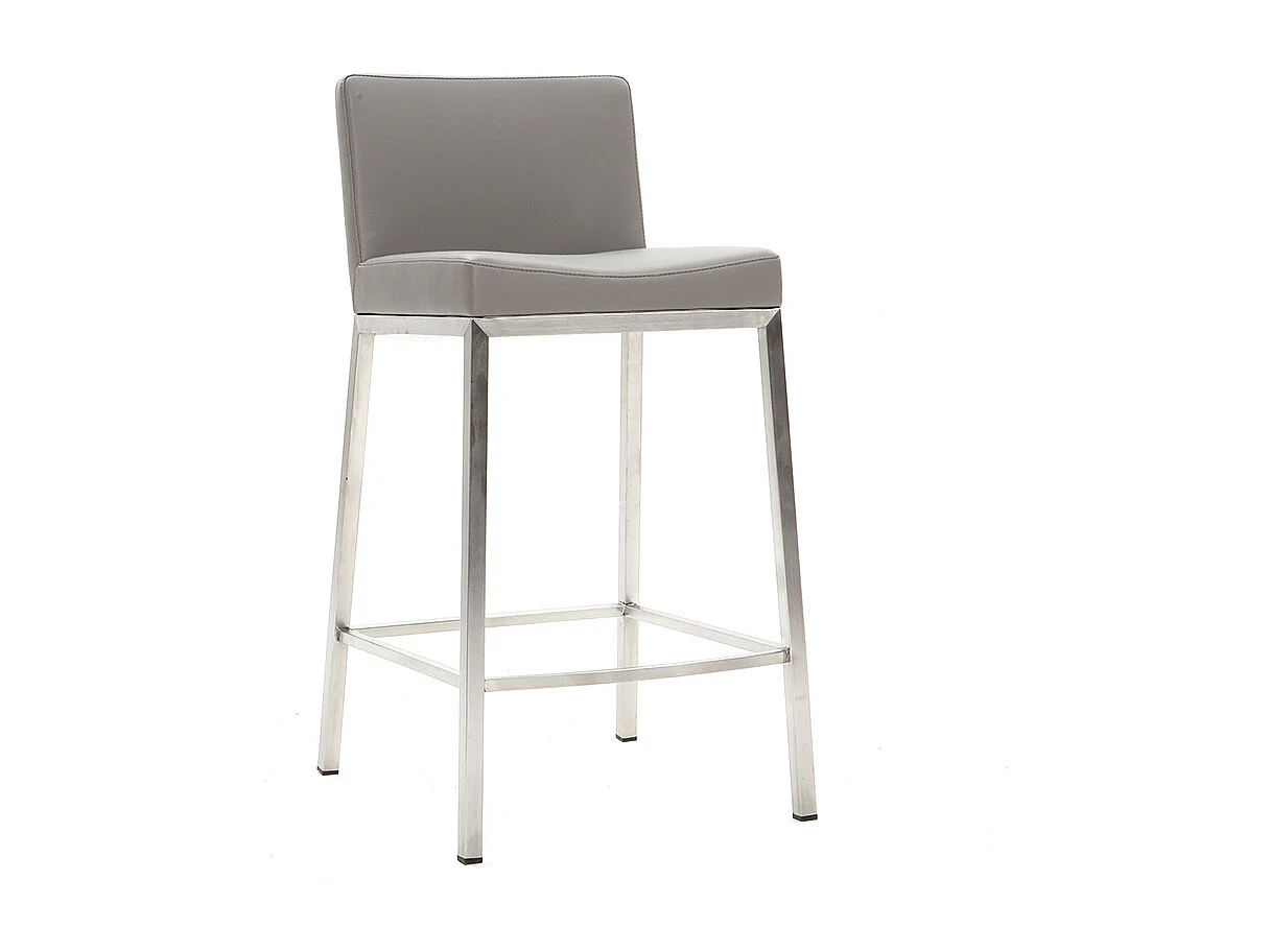 Design-Hocker 66 cm Grau 2er-Set EPSILON