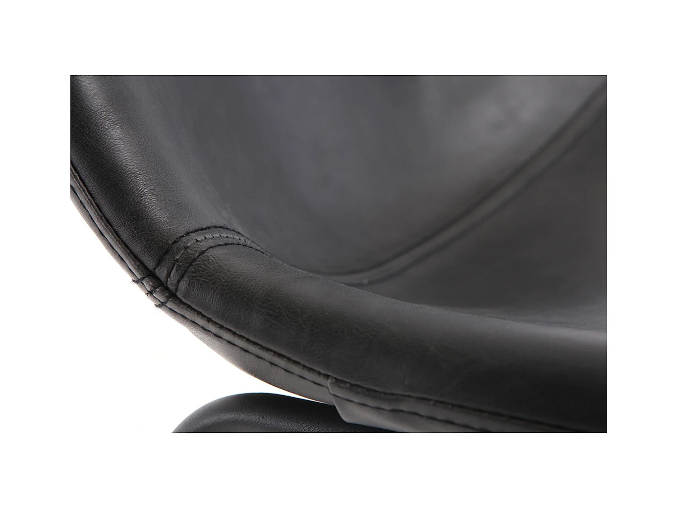 Barhocker Vintage PU Schwarz 73 cm 2er Set NEW ROCK