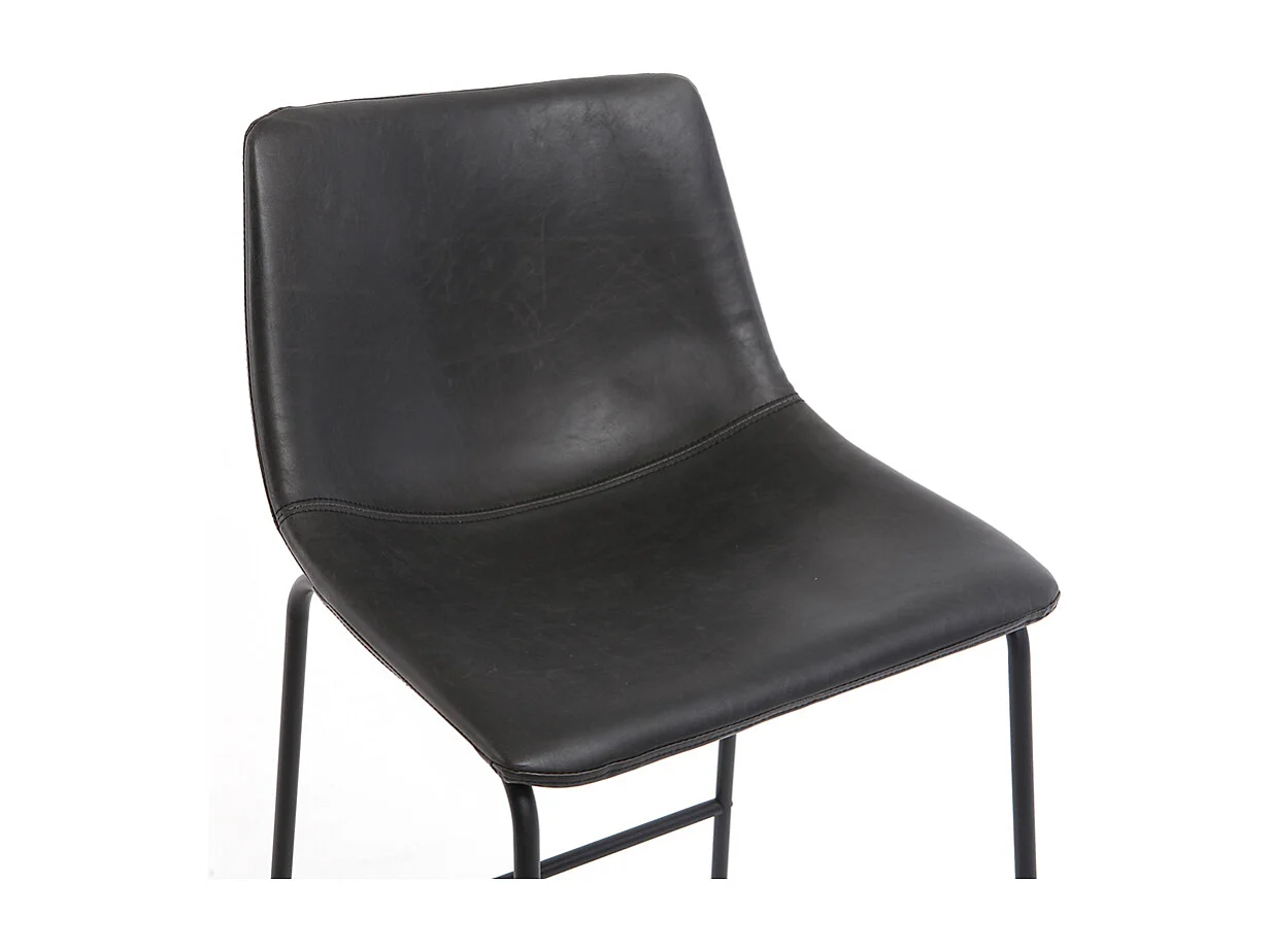 Tabourets de bar vintage noirs 73 cm (lot de 2) NEW ROCK