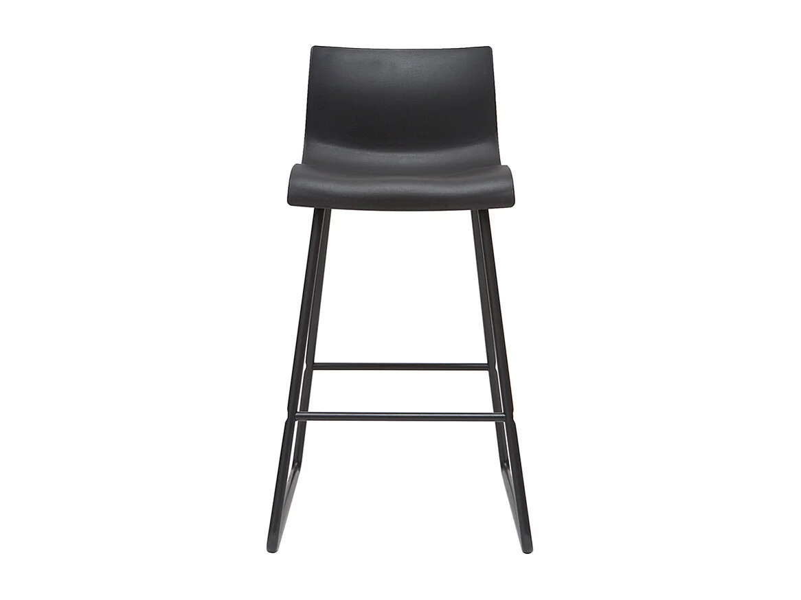 Tabourets de bar design noir 65 cm (lot de 2) ONA