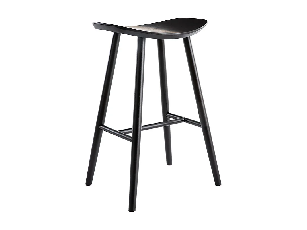 Taburete de bar moderno nogal 72cm DEMORY