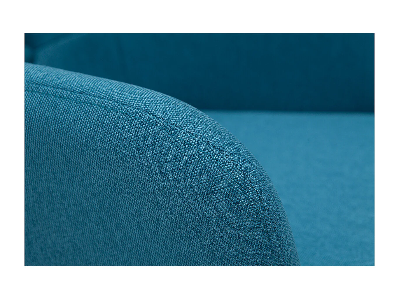 Taburetes de bar nórdicos azul petróleo y madera A65 cm (lote de 2) BALTIK