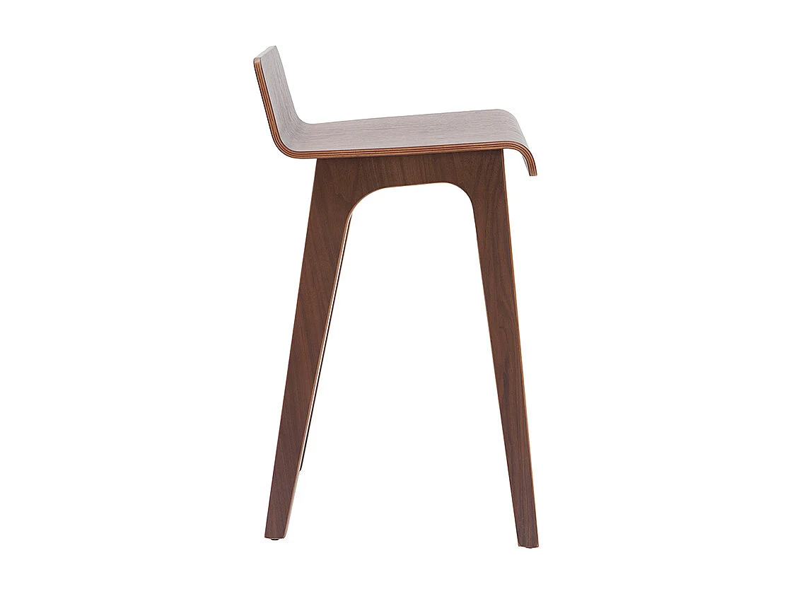 Set de 2 taburetes de cocina nórdicos nogal 65 cm BALTIK