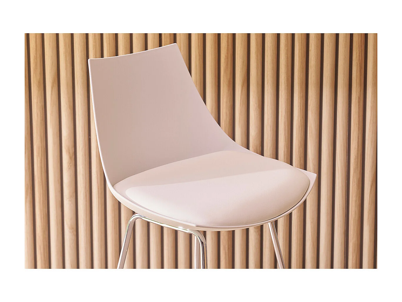 Design-Barhocker weiß 65 cm (2er-Satz) JUNE