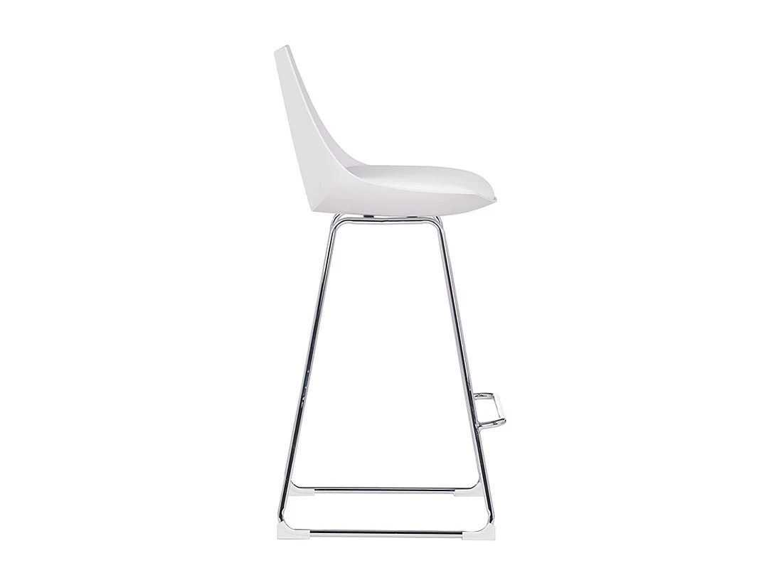 Design-Barhocker weiß 65 cm (2er-Satz) JUNE