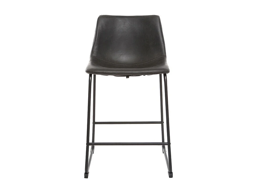 Tabourets de bar design noir H61 cm (lot de 2) NEW ROCK