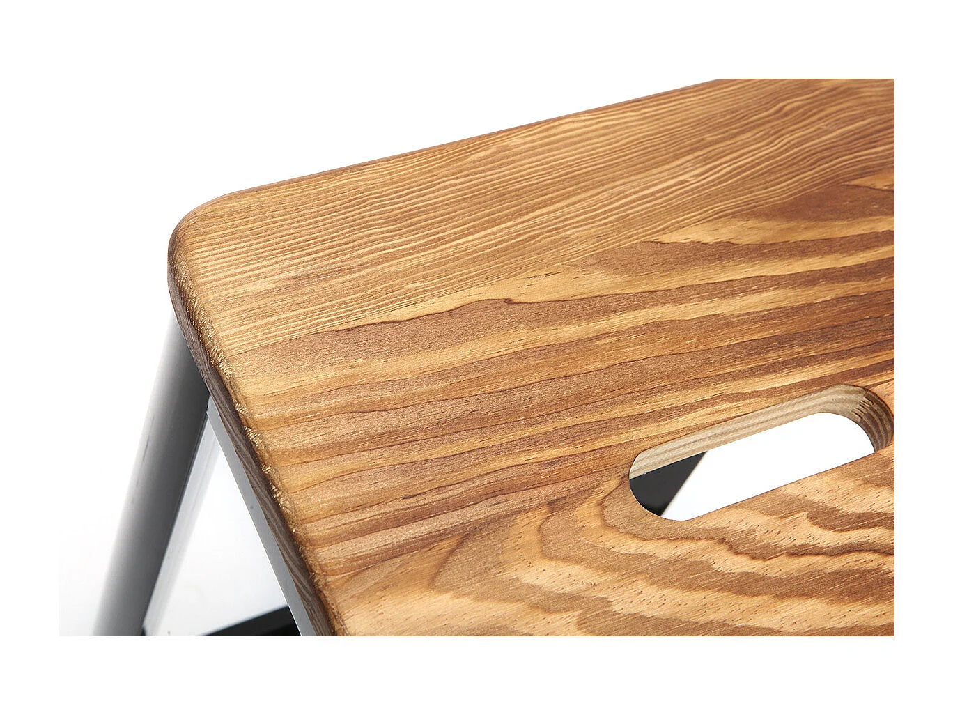 Sgabello da bar design nero H65cm NICK