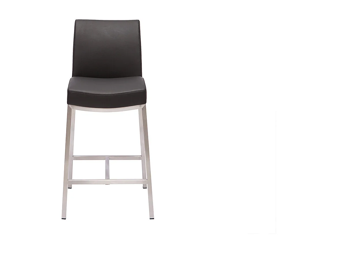 Tabourets de bar design noirs H70 cm (lot de 2) OLLY