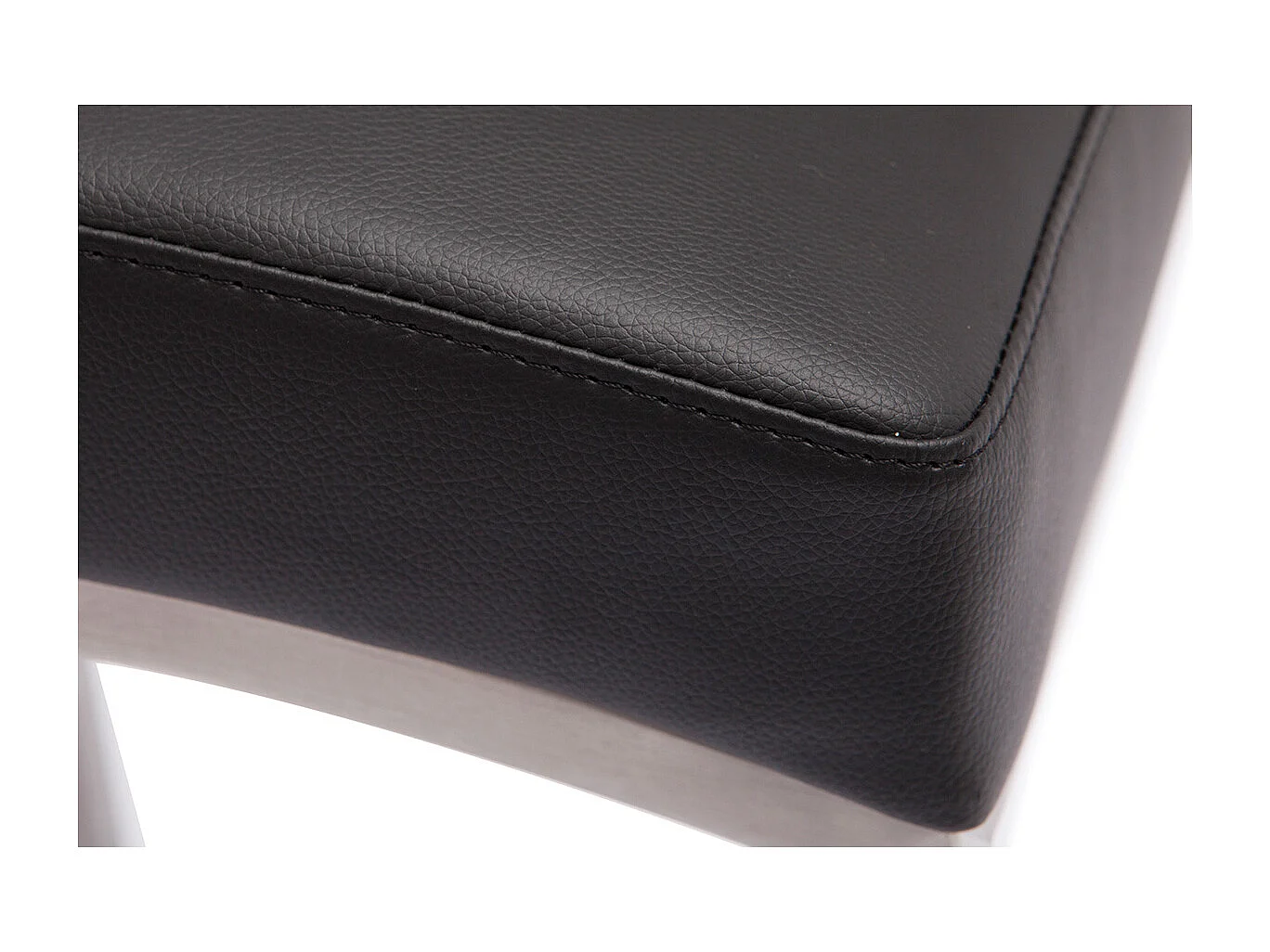 Tabourets de bar design noirs H70 cm (lot de 2) OLLY