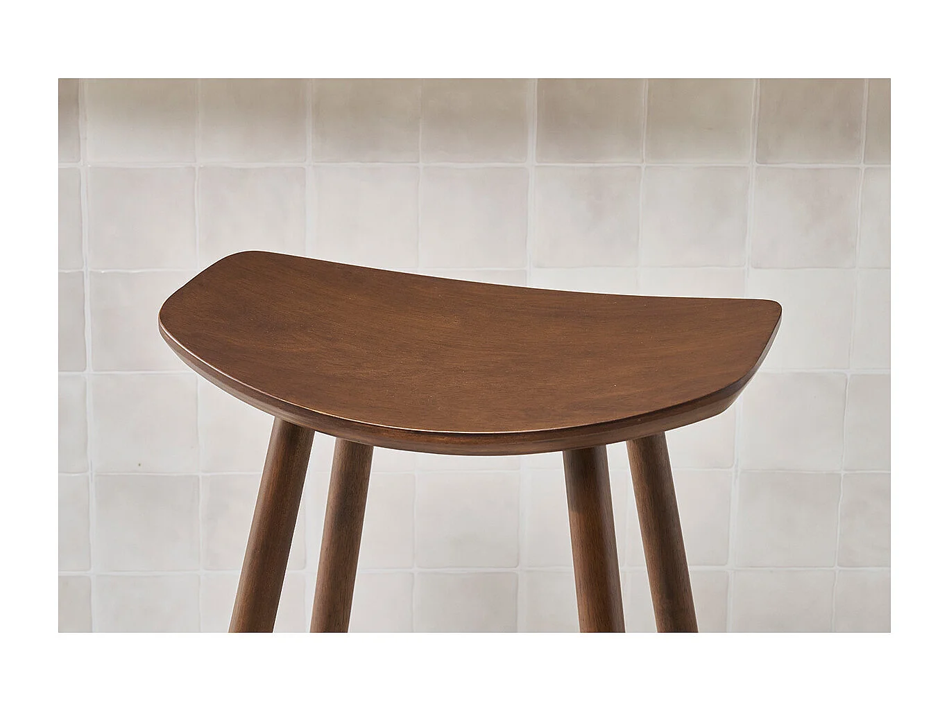 Design-Barhocker Nussbaum 72 cm DEMORY