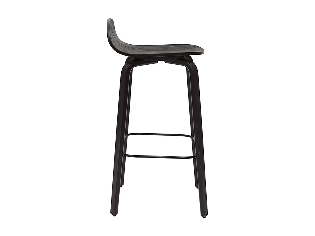 Set de 2 taburetes de cocina vintage negros 68 cm OBRA