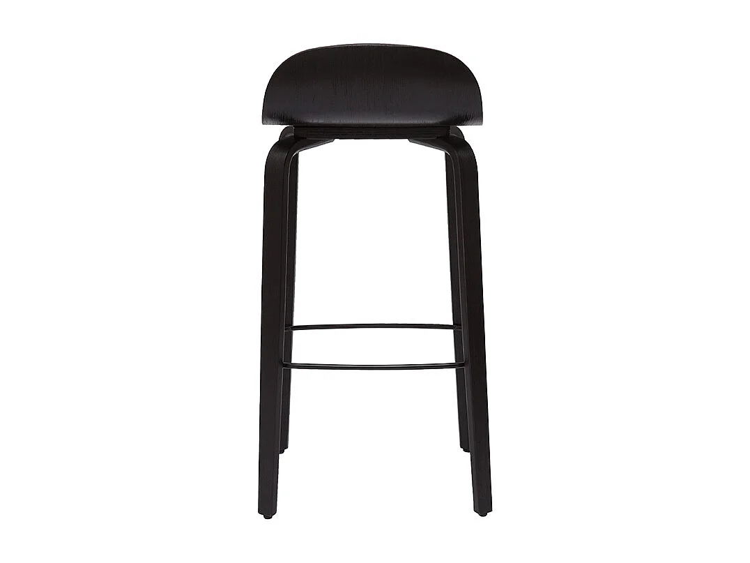 Set de 2 taburetes de cocina vintage negros 68 cm OBRA