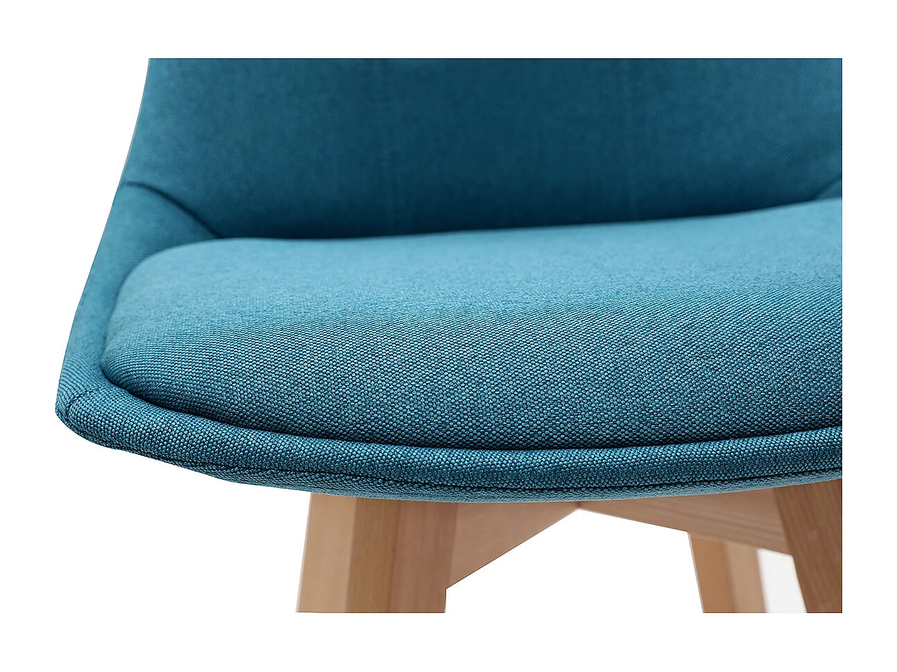 Tabourets de bar scandinaves bleu canard 65 cm (lot de 2) MATILDE