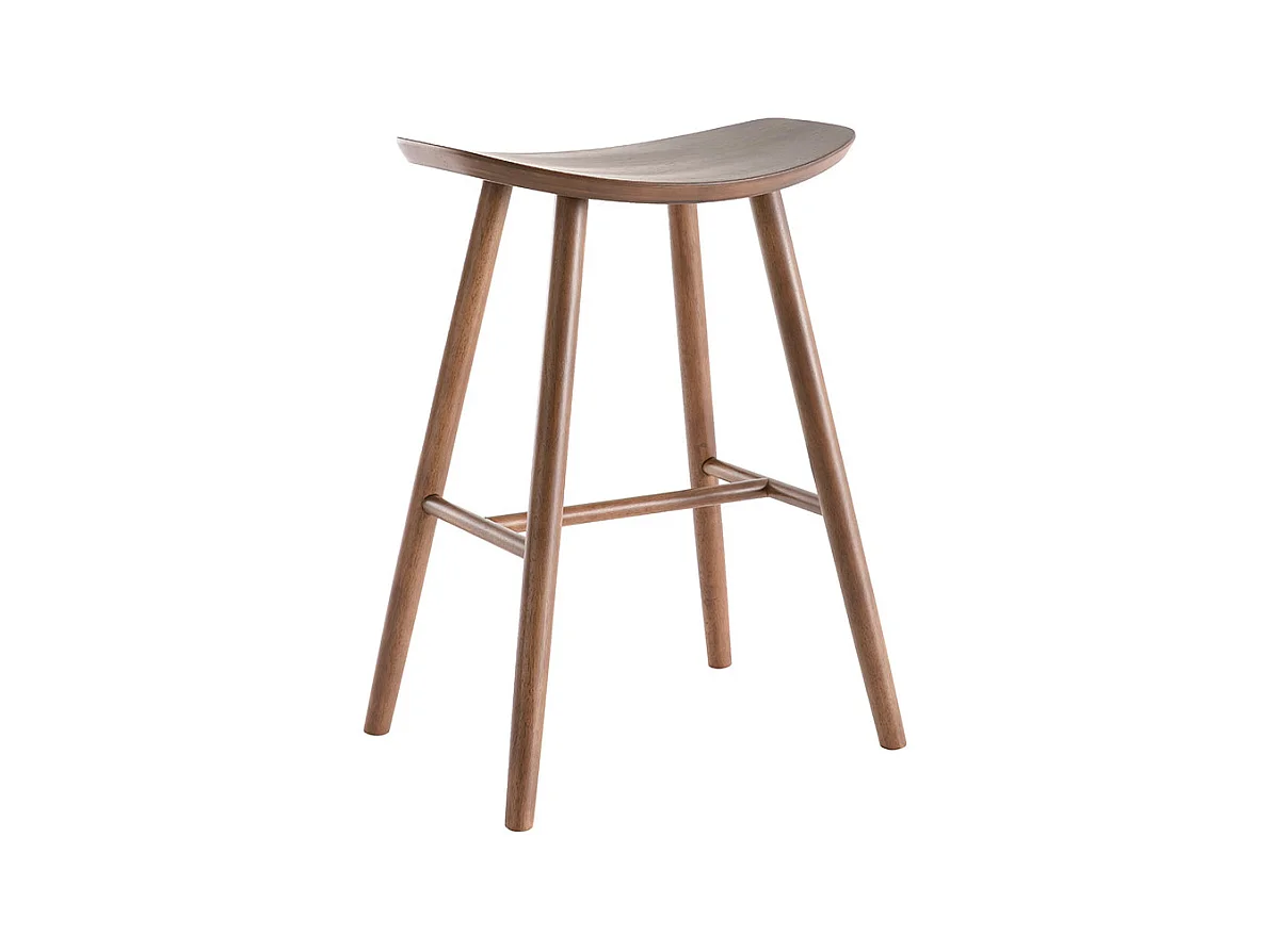 Taburete de bar nogal 65 cm DEMORY