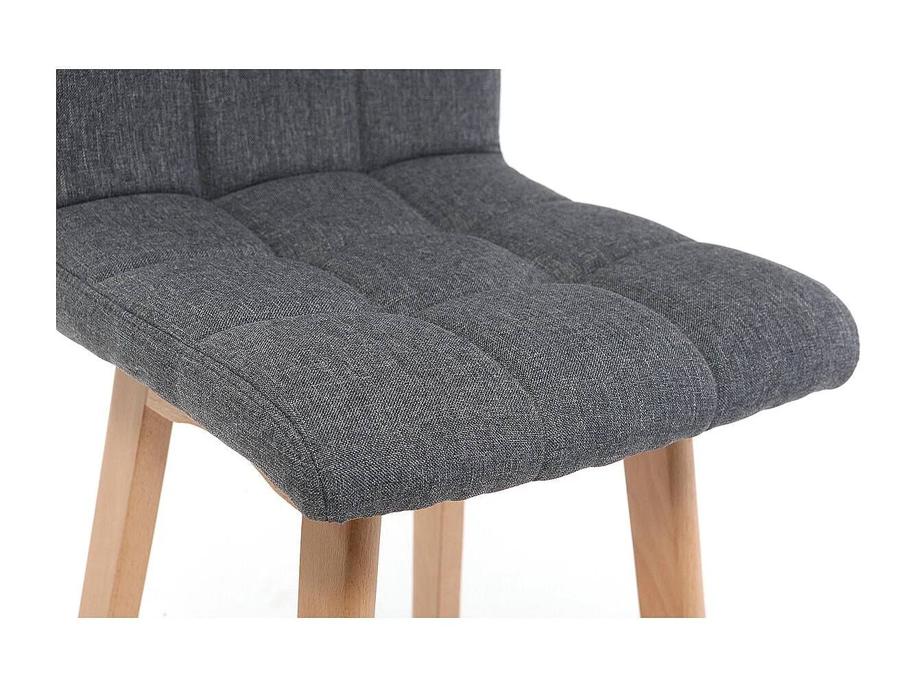 Design-Barhocker Holz und Dunkelgrau 65 cm 2 Stck. KLARIS