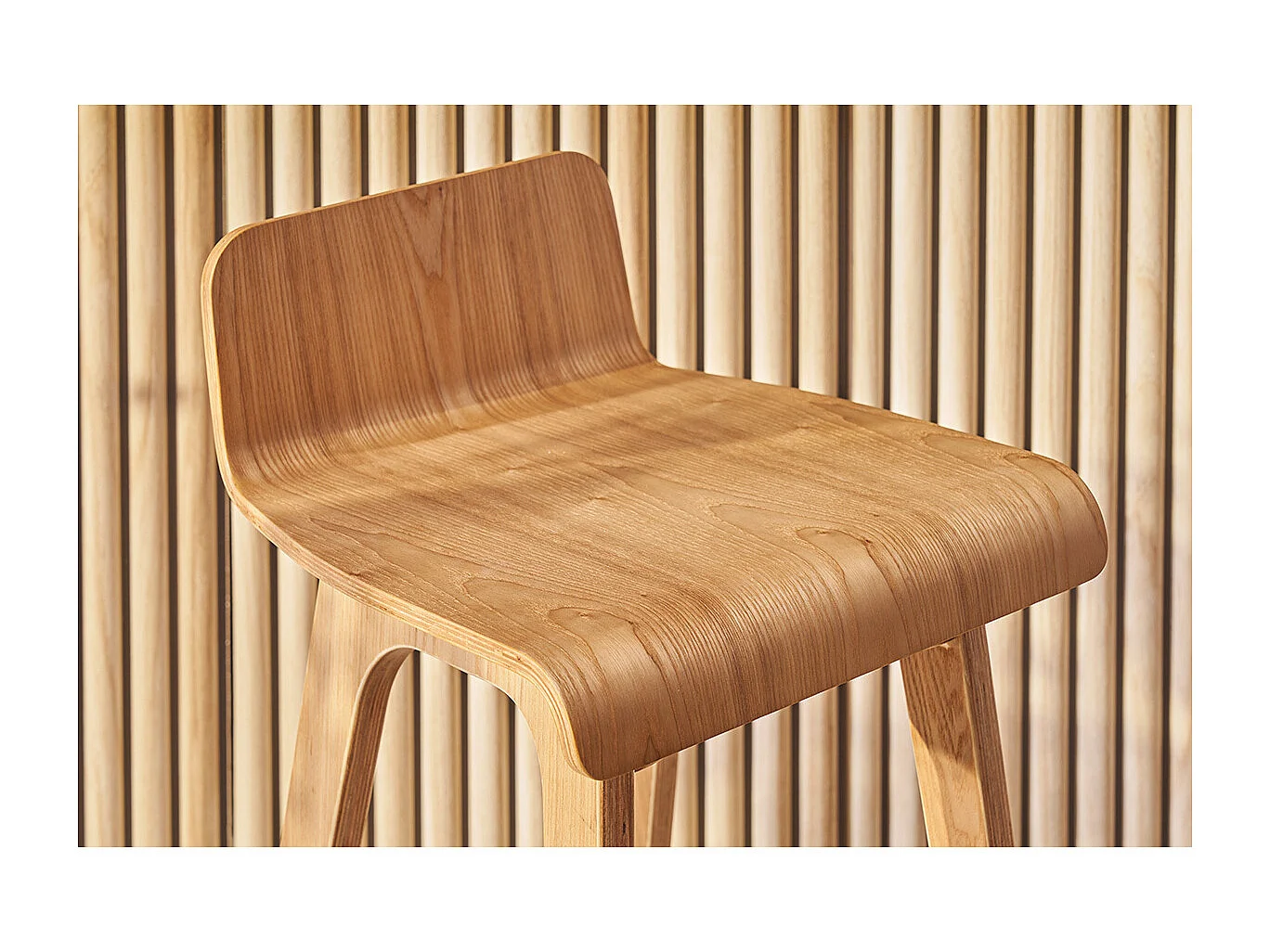 Sgabello / Sedia da bar scandinavo 65cm frassino BALTIK