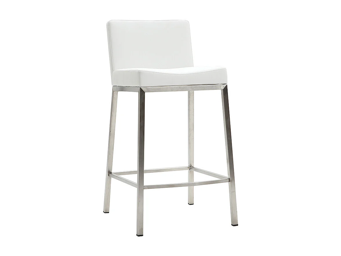Design-Hocker 66 cm Weiß 2er-Set EPSILON