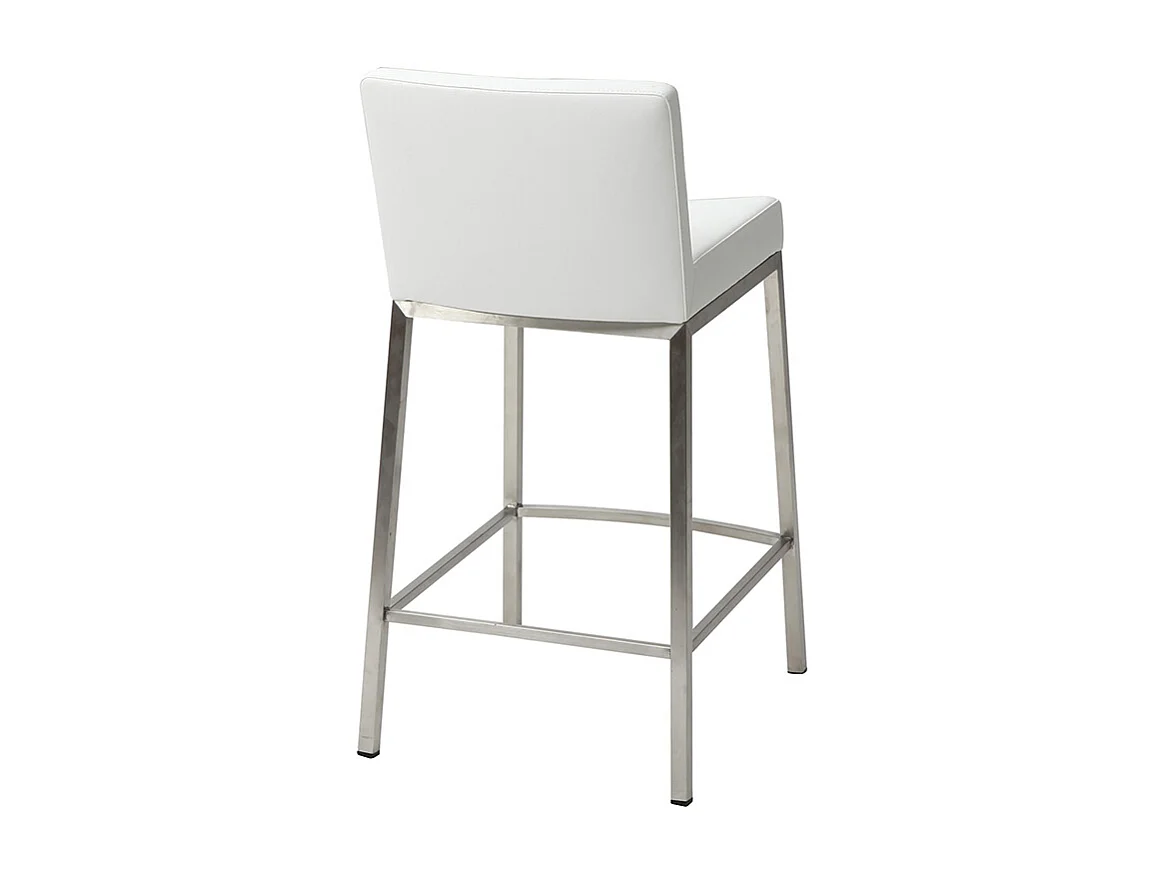 Design-Hocker 66 cm Weiß 2er-Set EPSILON