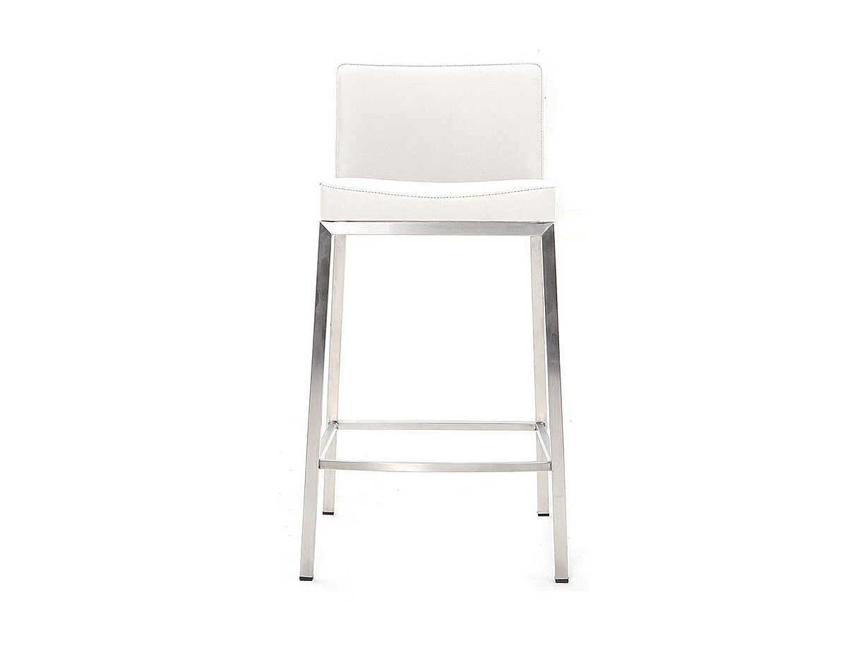 Tabourets design blanc H66 cm (lot de 2) EPSILON