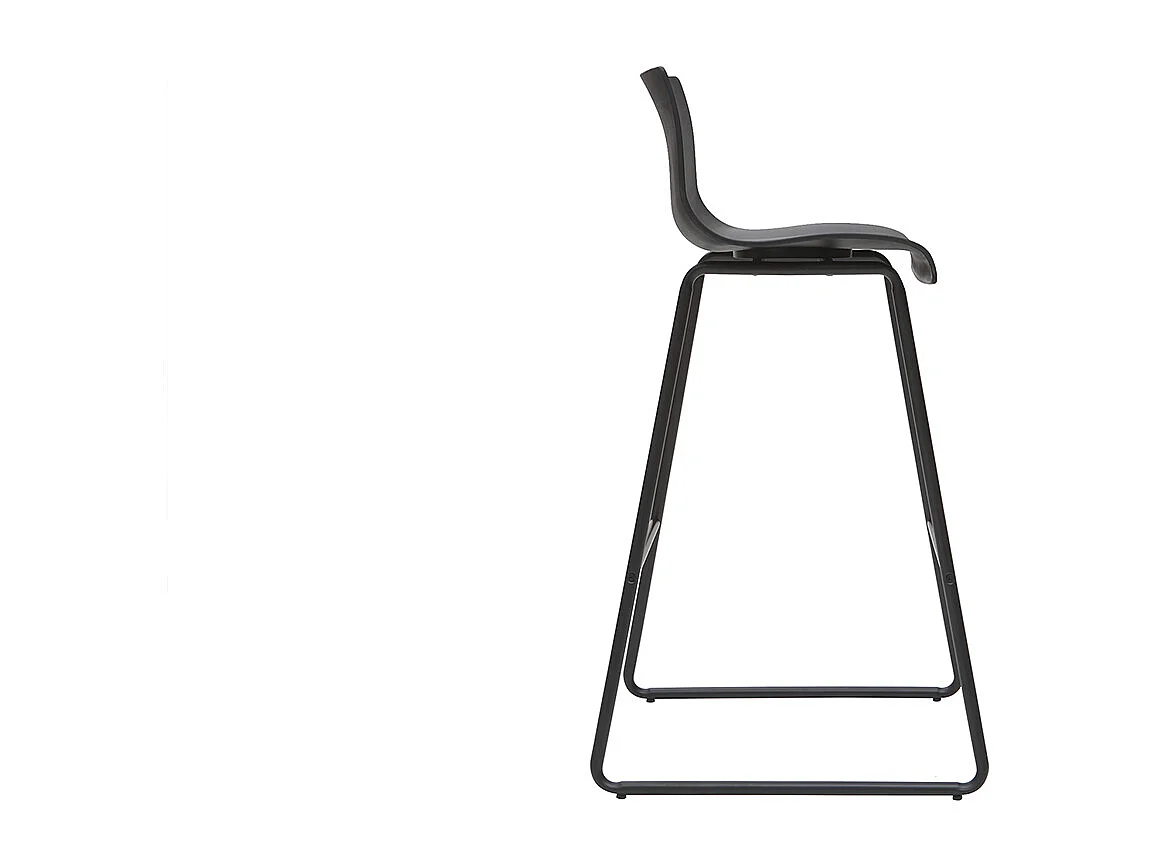 Taburetes de bar modernos negros 76 cm (lote de 2) ONA