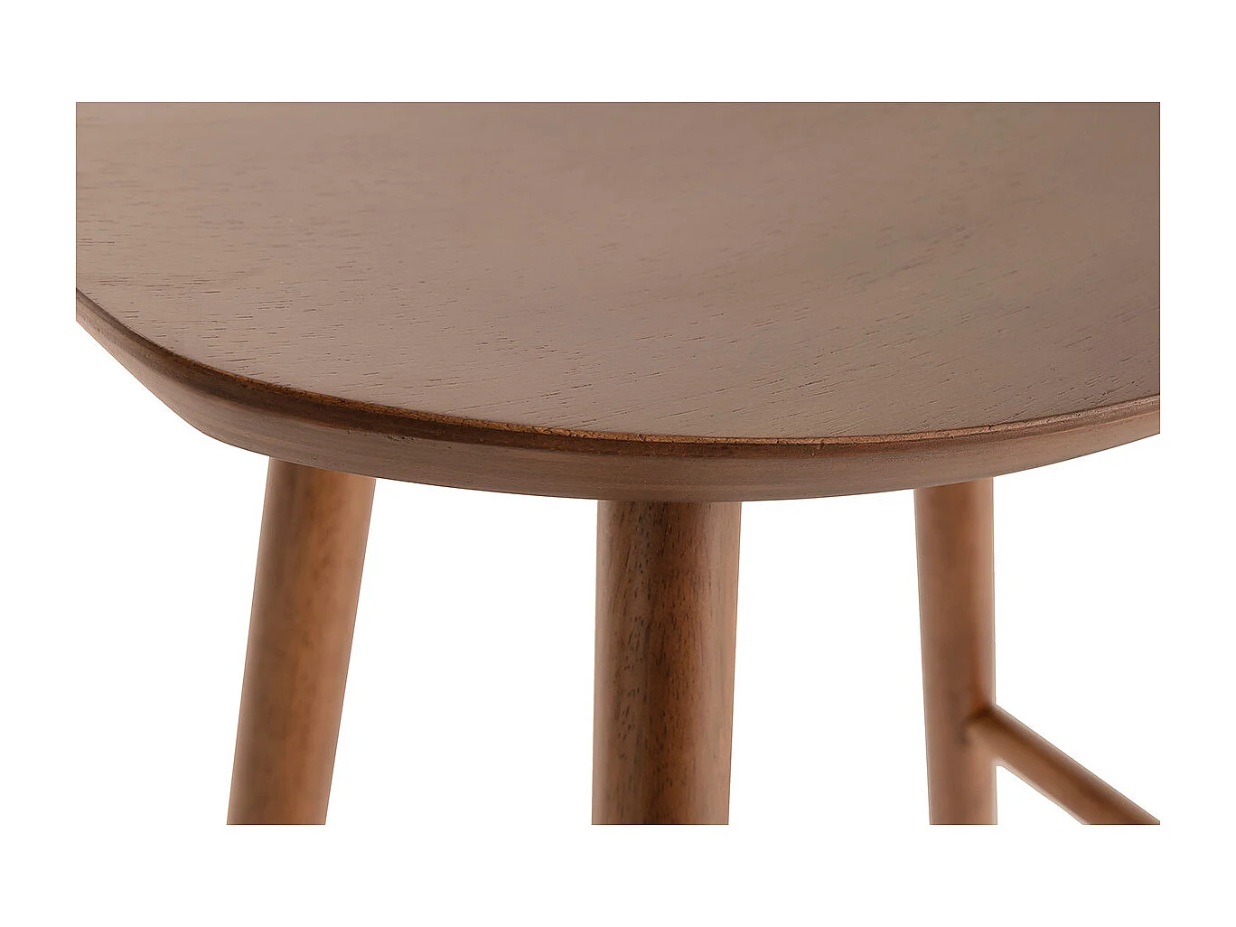 Barhocker walnussfarben H65 cm (2er-Set) DEMORY