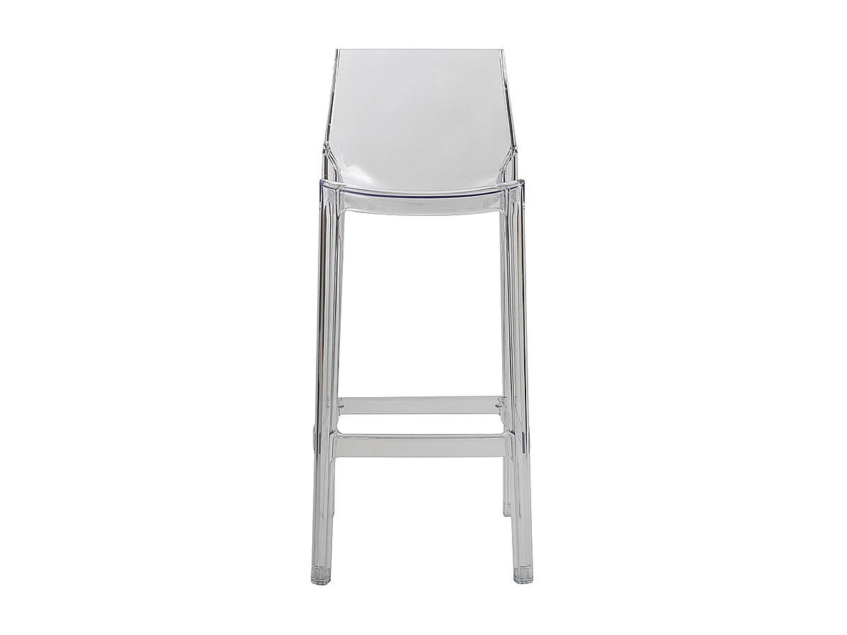 Taburete de bar diseño transparente lote de 2 YLAK