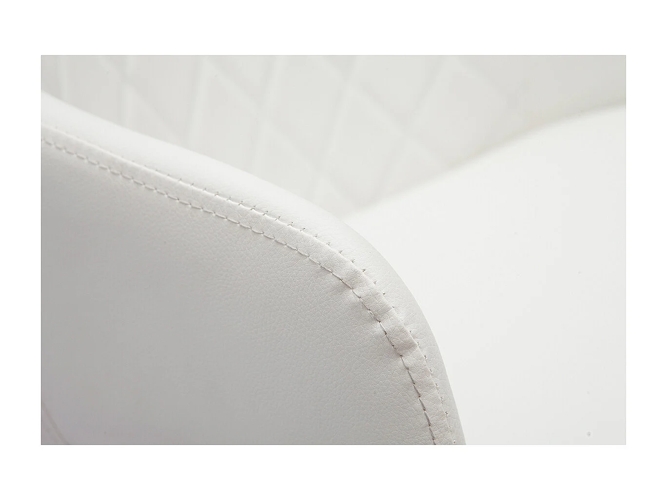 Taburete de cocina de madera clara y blanco 65 cm LUCIEN