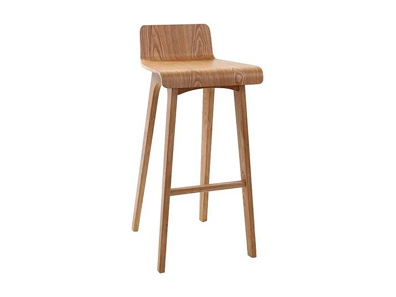 Sgabello / sedia da bar design legno naturale scandinavo 75 cm BALTIK