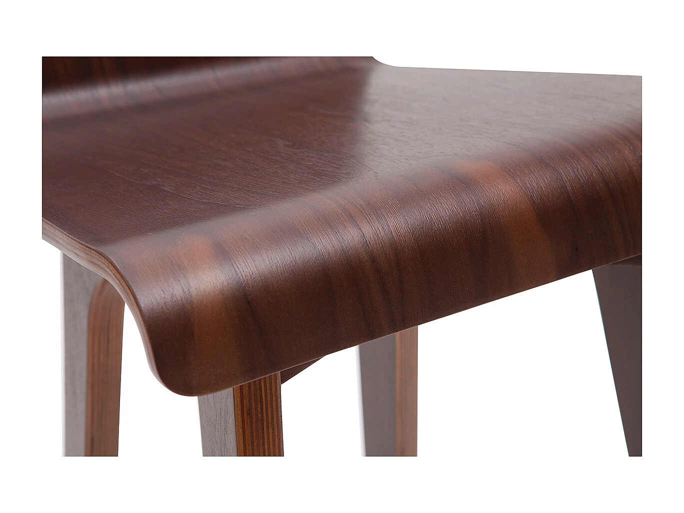 Taburete / Silla de bar madera oscura 65 cm BALTIK