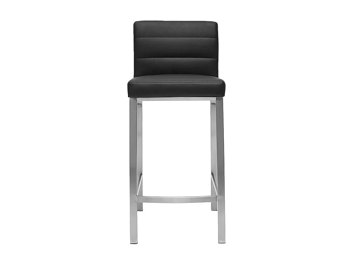 Tabourets de bar design noirs 66 cm (lot de 2) TOMY
