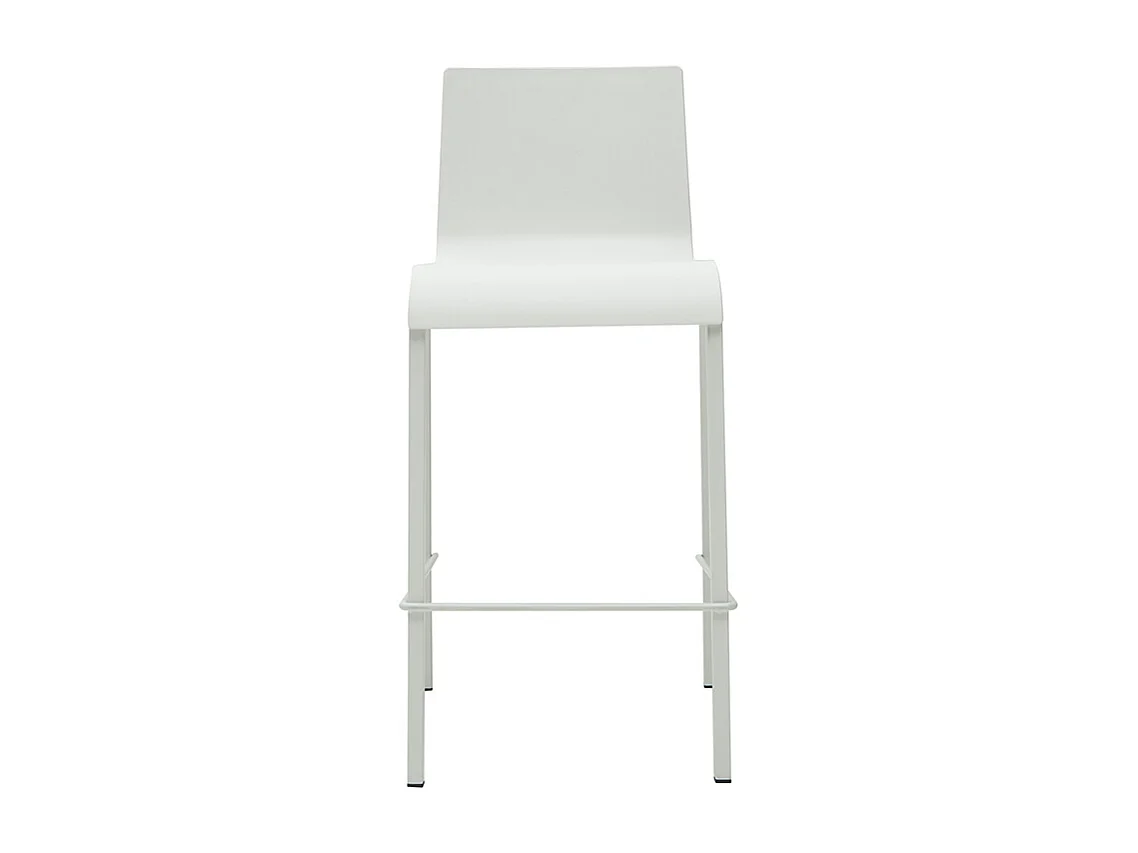 Designer Barhocker stapelbar weiß H65 cm (2er-Satz) KUPA