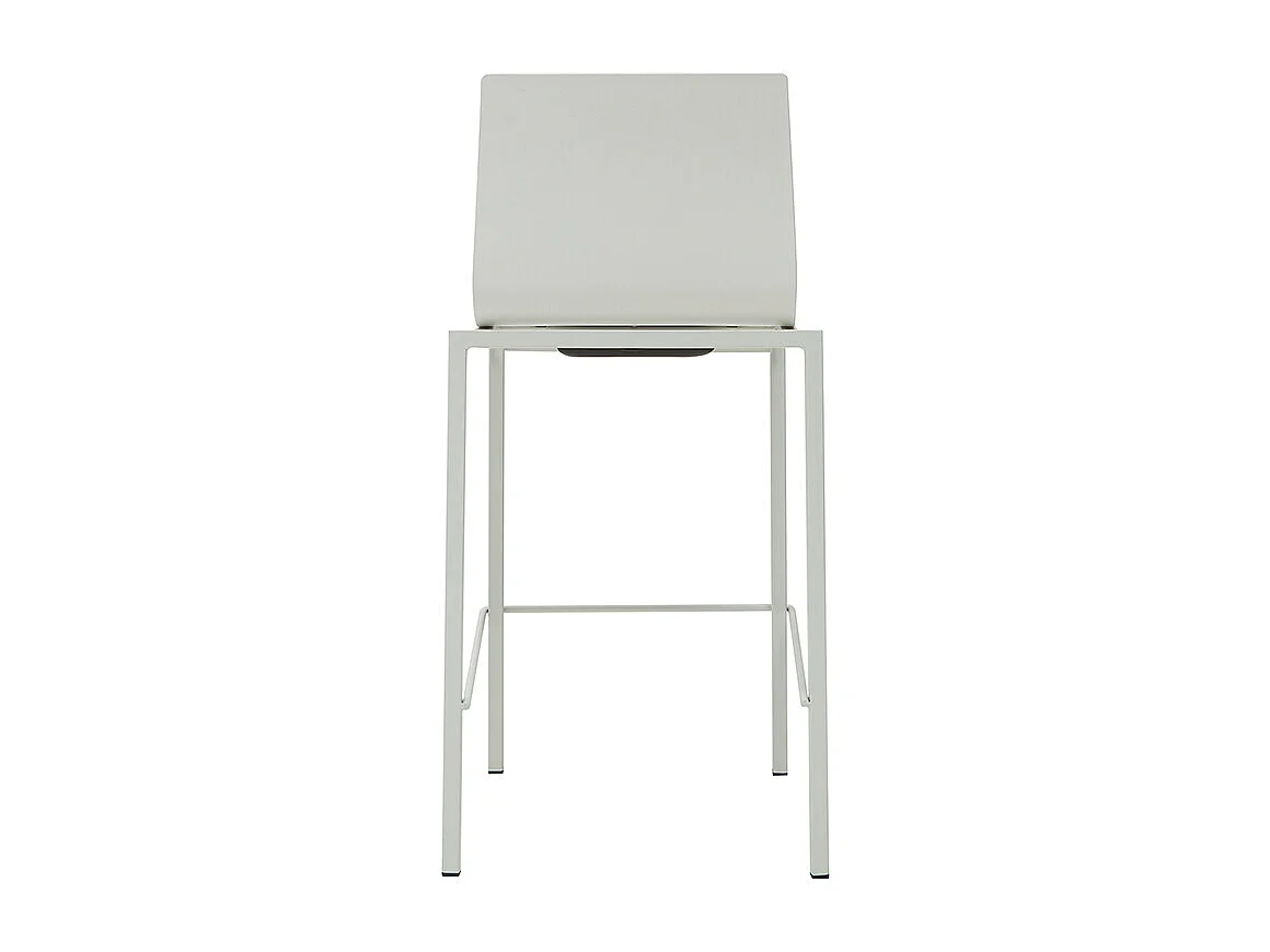 Designer Barhocker stapelbar weiß H65 cm (2er-Satz) KUPA