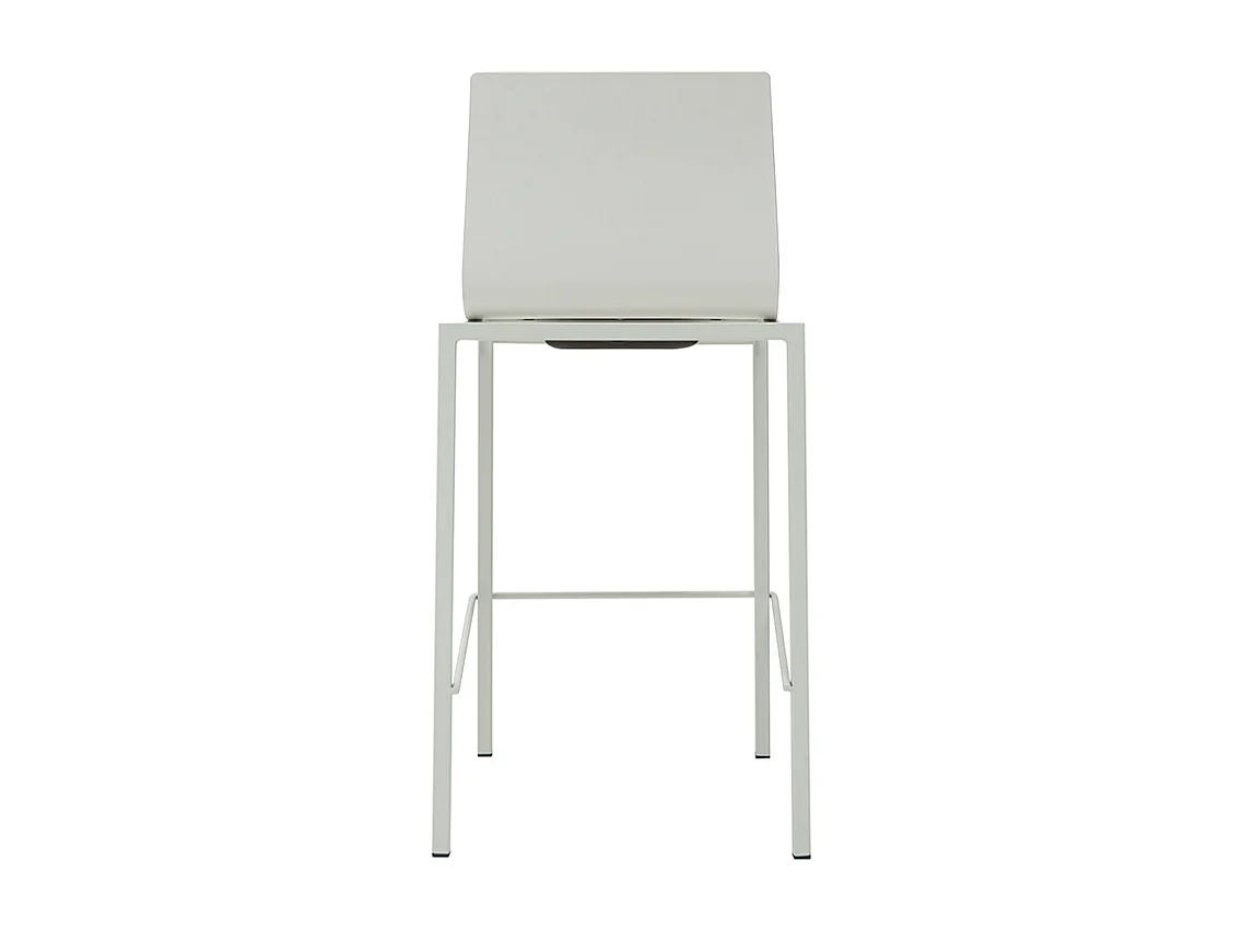 Designer Barhocker stapelbar weiß H65 cm (2er-Satz) KUPA