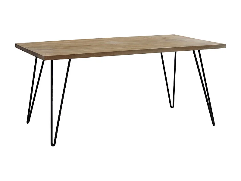 Esstisch aus massivem Mangoholz L160 cm VIBES