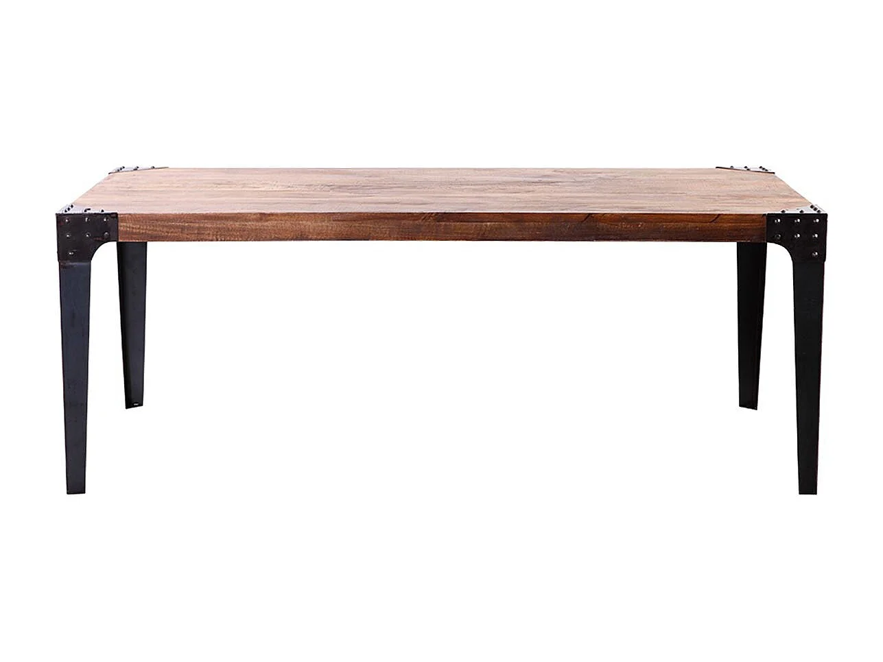 Industrieller Esstisch Metall und Holz L200 MADISON