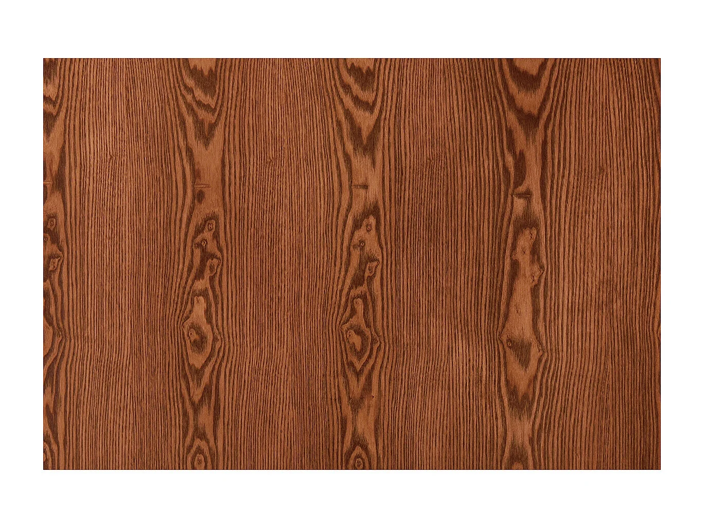 Table à manger vintage ovale en bois foncé L160 cm MARIK