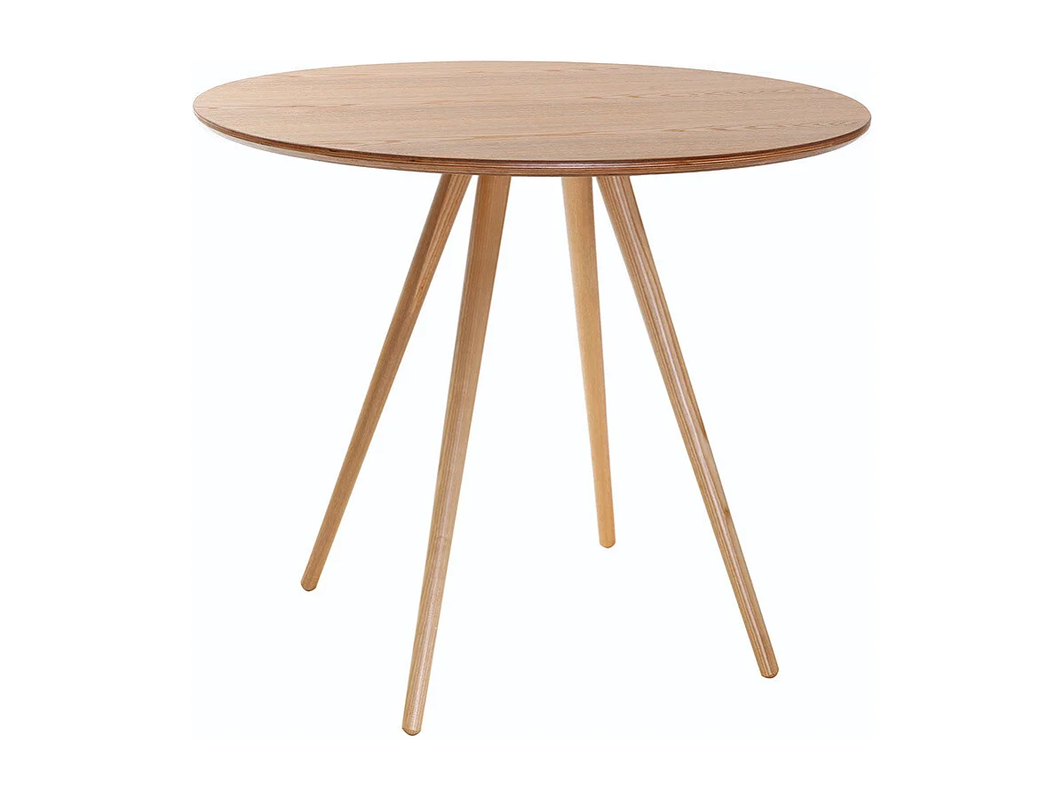 Tavolo da pranzo design rotondo frassino D90 ARTIK