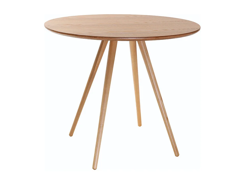 Tavolo da pranzo design rotondo frassino D90 ARTIK