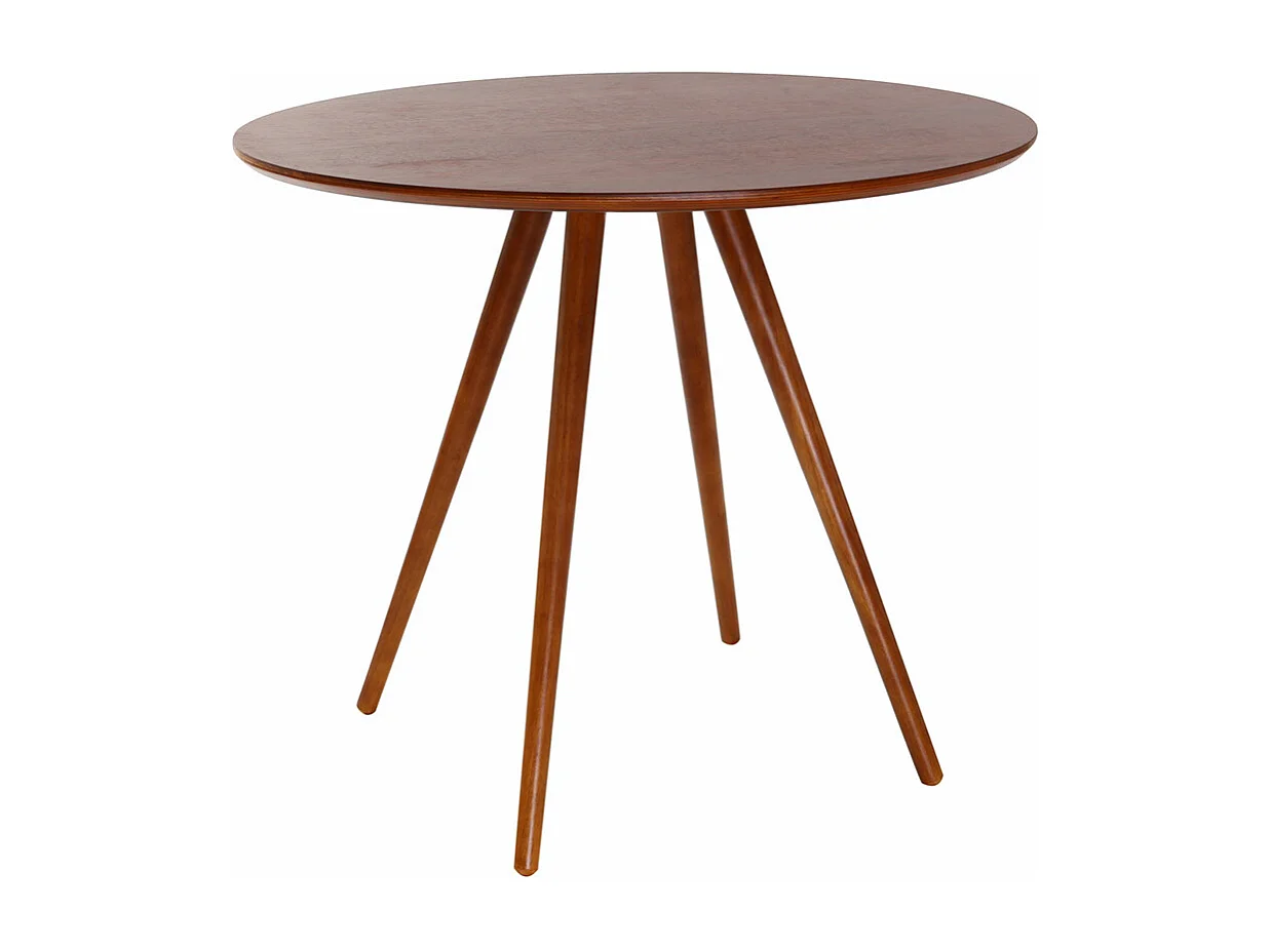 Table à manger design ronde noyer D90 ARTIK