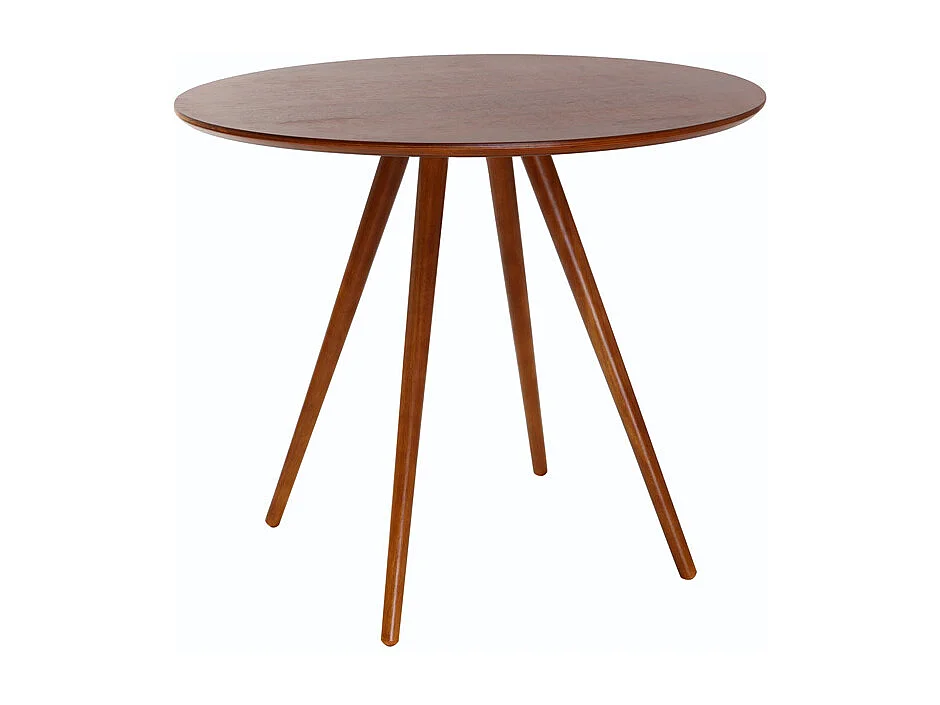 Table à manger design ronde noyer D90 ARTIK