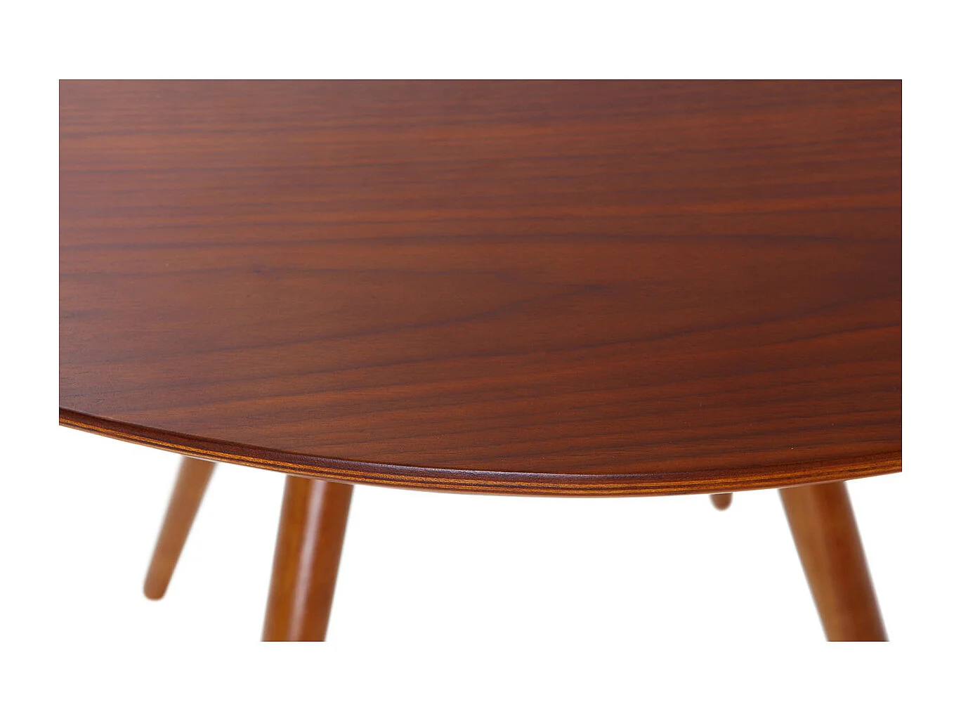 Design-Esstisch rund Nussbaum D90 ARTIK