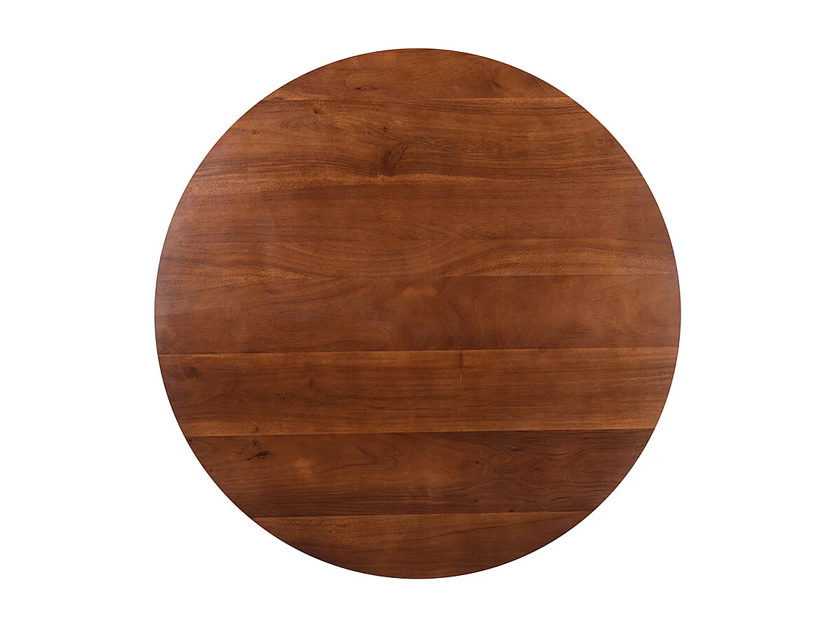Mesa redonda de diseño de madera maciza 115 cm BANDOL