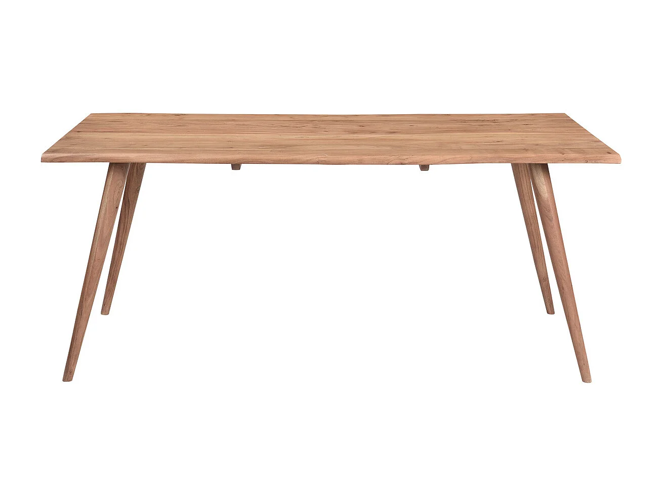 Table à manger rectangulaire en bois massif L175 cm SAVANA