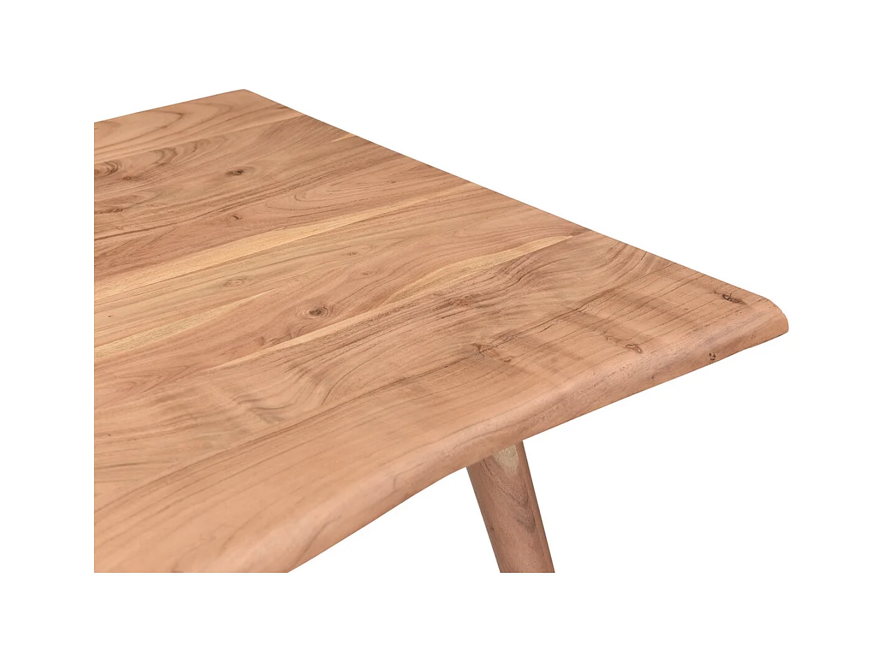 Table à manger rectangulaire en bois massif L175 cm SAVANA