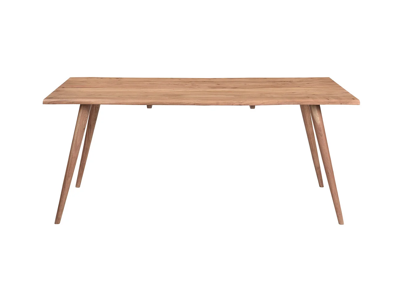Table à manger rectangulaire en bois massif L175 cm SAVANA